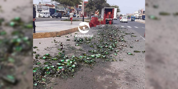 CERVEZAS TERMINAN EN EL PISO