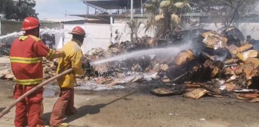 INCENDIO EN EMAÚS