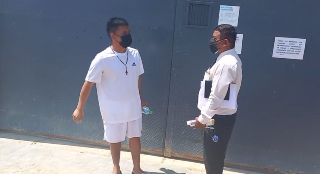 MENOR SE ENTREGA AL MARANGUITA