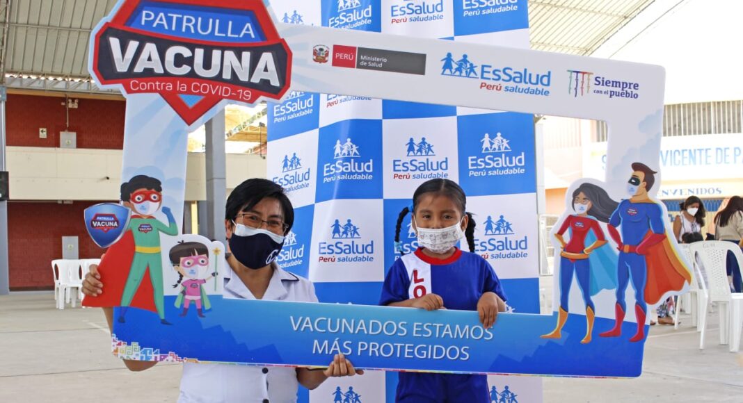 niños inmunizados