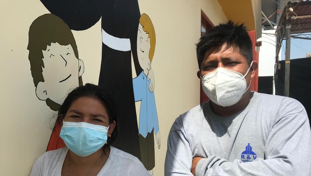 bebé viene recuperándose