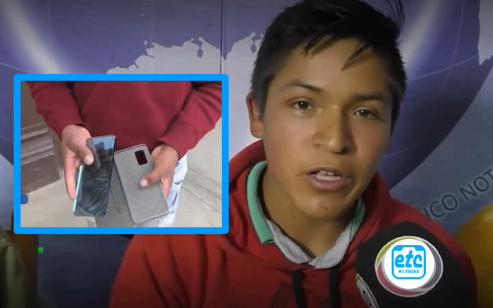 JOVEN RECIBE AYUDA Y YA TIENE CELULAR
