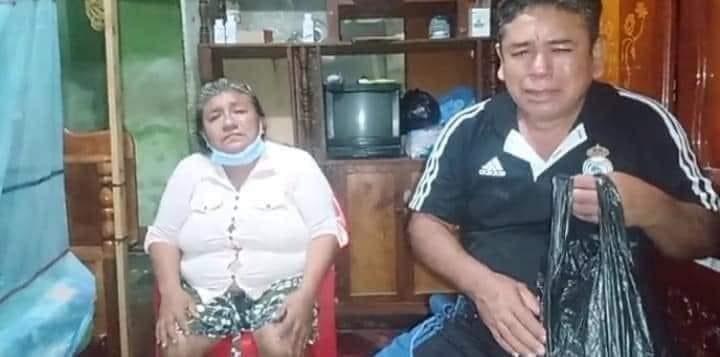 familiares de niño quemado