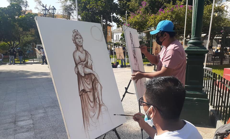 Concurso de pintura en Piura