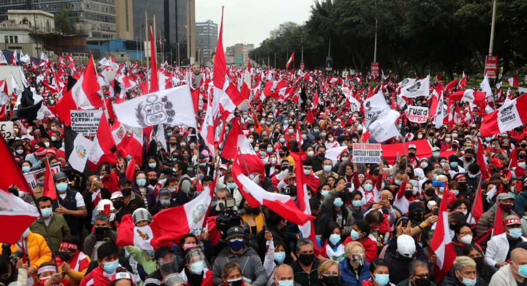 marcha contra Castillo