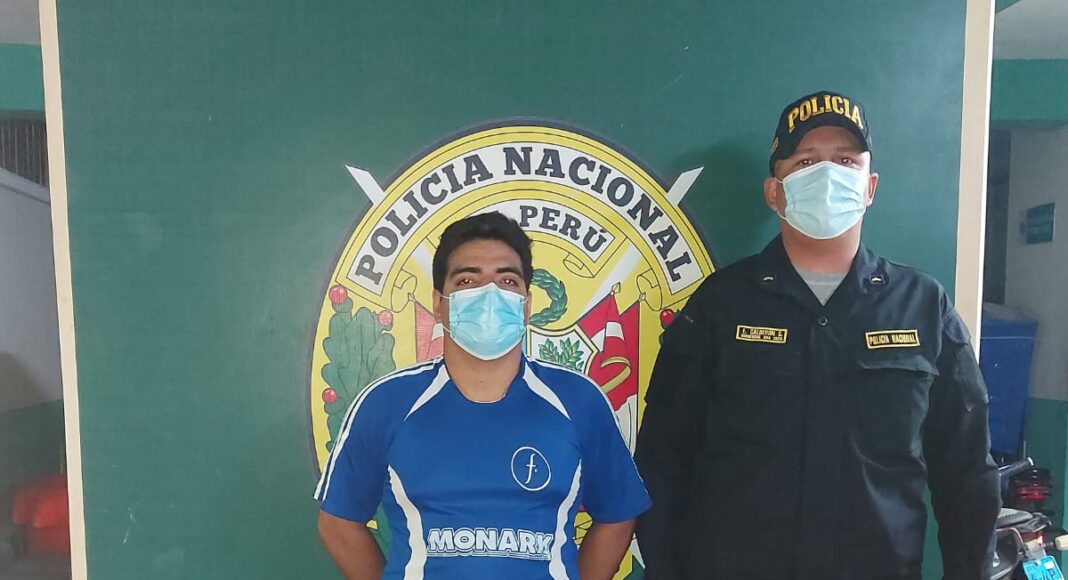 policía recupera motocicleta requisitoriada