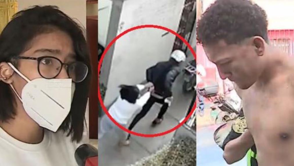 joven aplica tecnica de kung fu