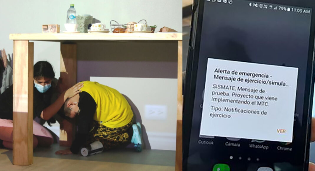 simulacro con sismate