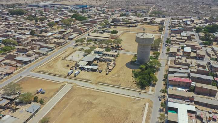 obras de pistas y veredas en Enace