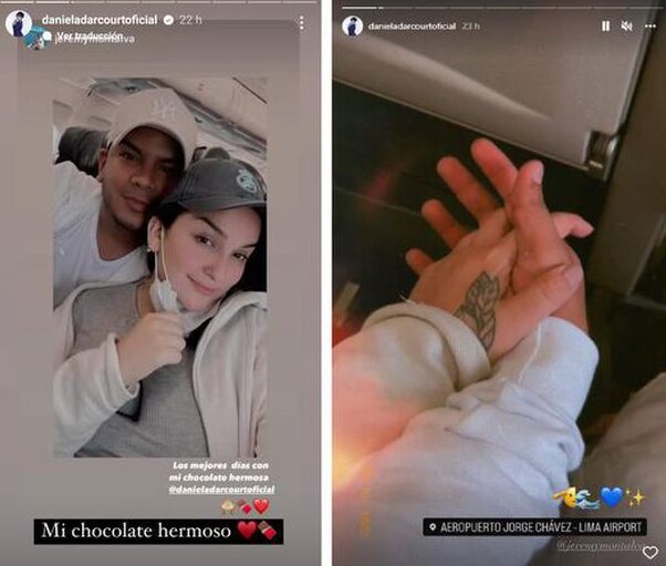 Daniela Darcourt comunicó por todo lo alto su relación con Jeremy Montalva.