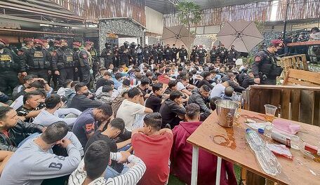 La Policía intervino a más de 220 personas, la mayoría de nacionalidad extranjera, quienes pertenecerían a bandas criminales.