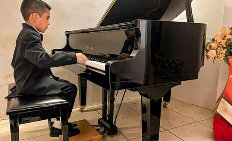 Joaquín Gallo Timaná, de siete años participará en el VII Festival Nacional del Piano