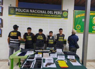 Caen «Los Catires de Sullana» en Suyo con armas y explosivos Captura de la banda Los Catires de Sullana en Suyo con armas y explosivos