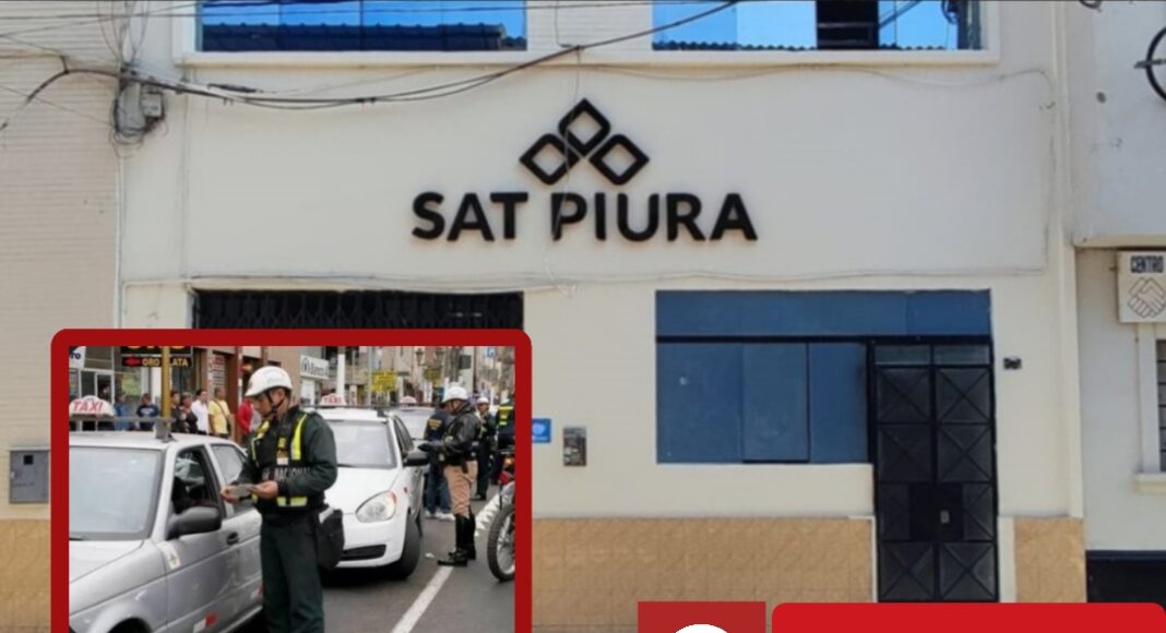 Retención de vehículos del SAT Piura por deudas de papeletas e impuestos.