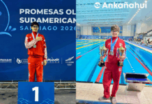 Nadador Talareño obtiene medalla de oro tras competir en campeonato sudamericano de natación