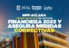 MPP asegura medidas correctivas tras auditoría financiera 2025