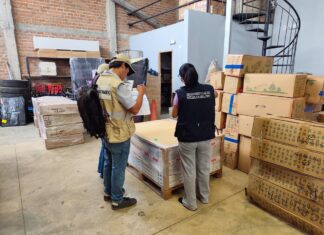 Incautan más de 67 mil soles en mercadería de contrabando