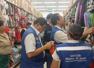 MPP decomisa máscaras sin registro sanitario y clausura local